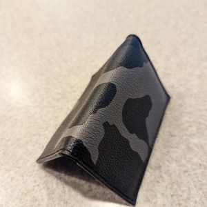 Coach camo card wallet